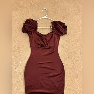 Windsor new maroon mini dress